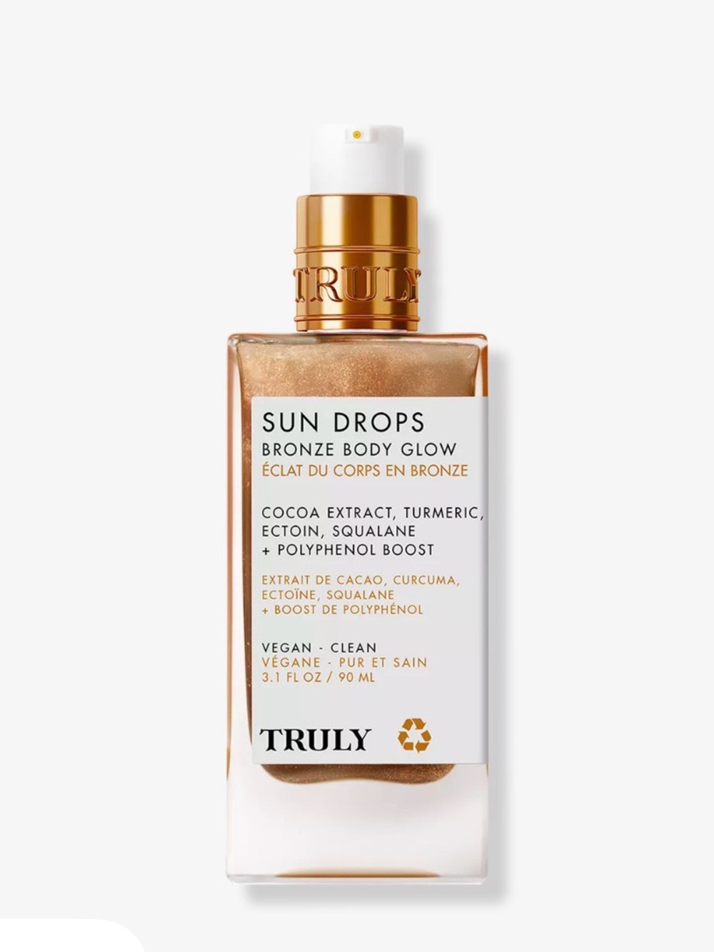 TRULY Sun Drops Bronze Body Glow - Shimmery Bronze & Gold